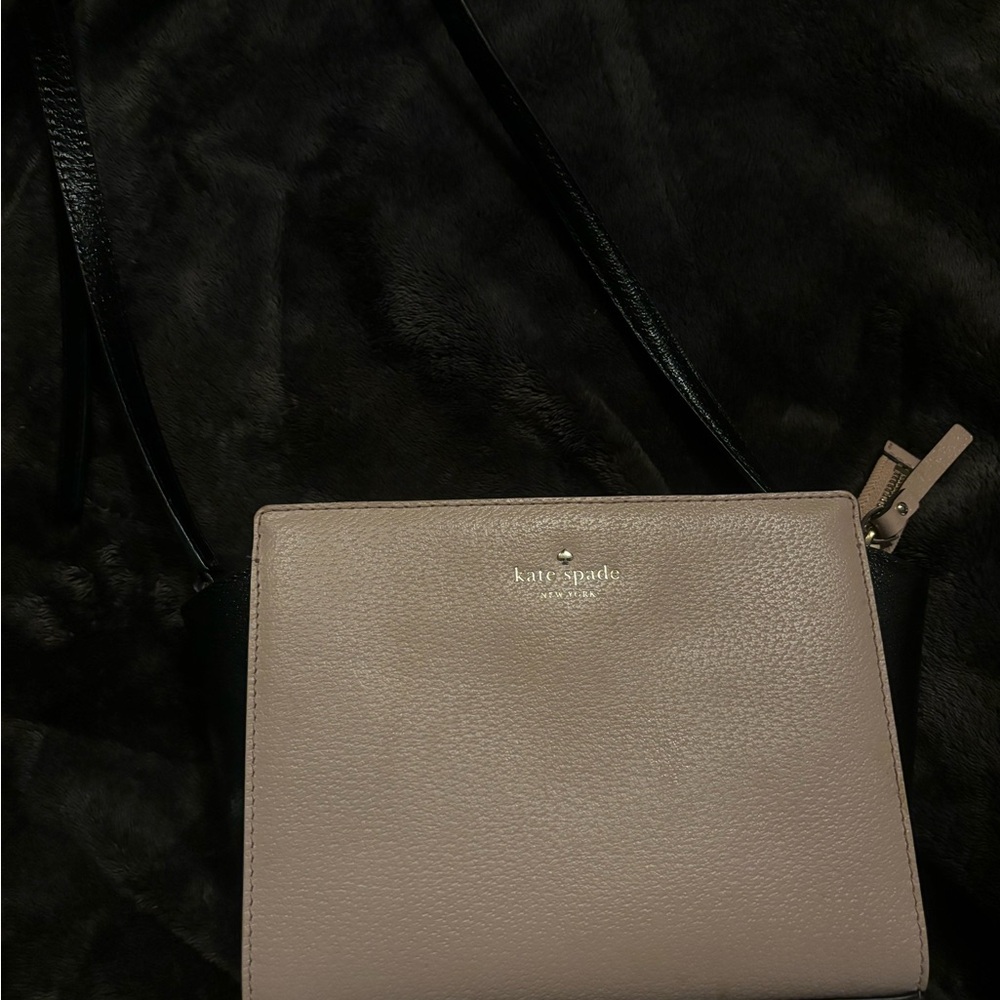 Kate Spade Black and Light Pink Crossbody Bag
